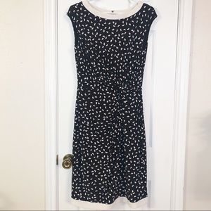 Lauren Ralph Lauren Black and Cream Dress Sz 12